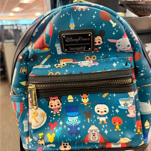 Loungefly Disney Parks Character Mini Backpack Disney World / Disneyland Hatbox - Picture 1 of 4